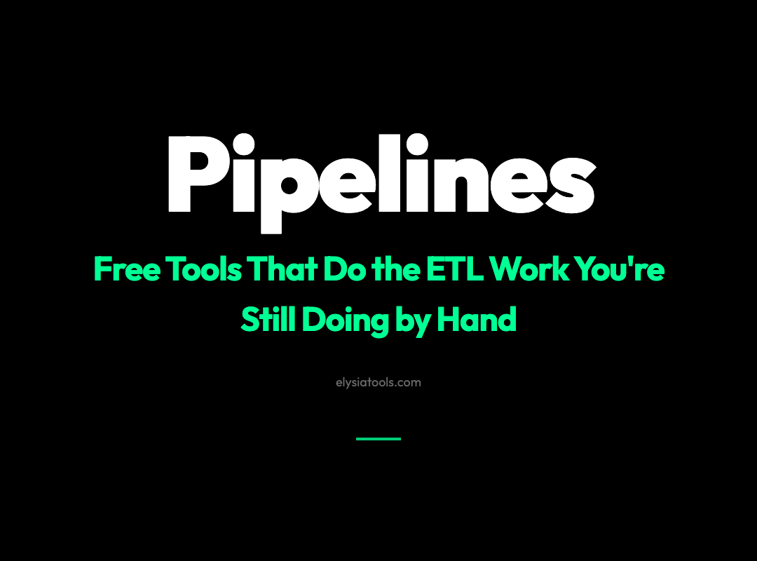 8 Free Data Pipeline Tools That Replace the Scripts You’re Still Maintaining
