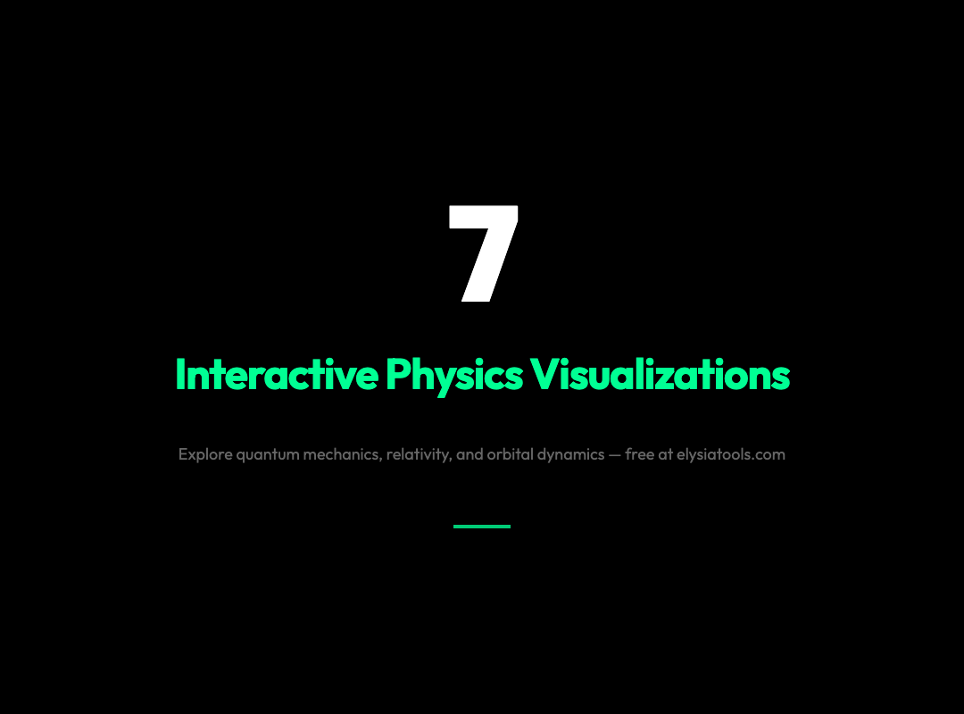 7 Free Interactive Physics Visualizations That Make Abstract Concepts Actually Click