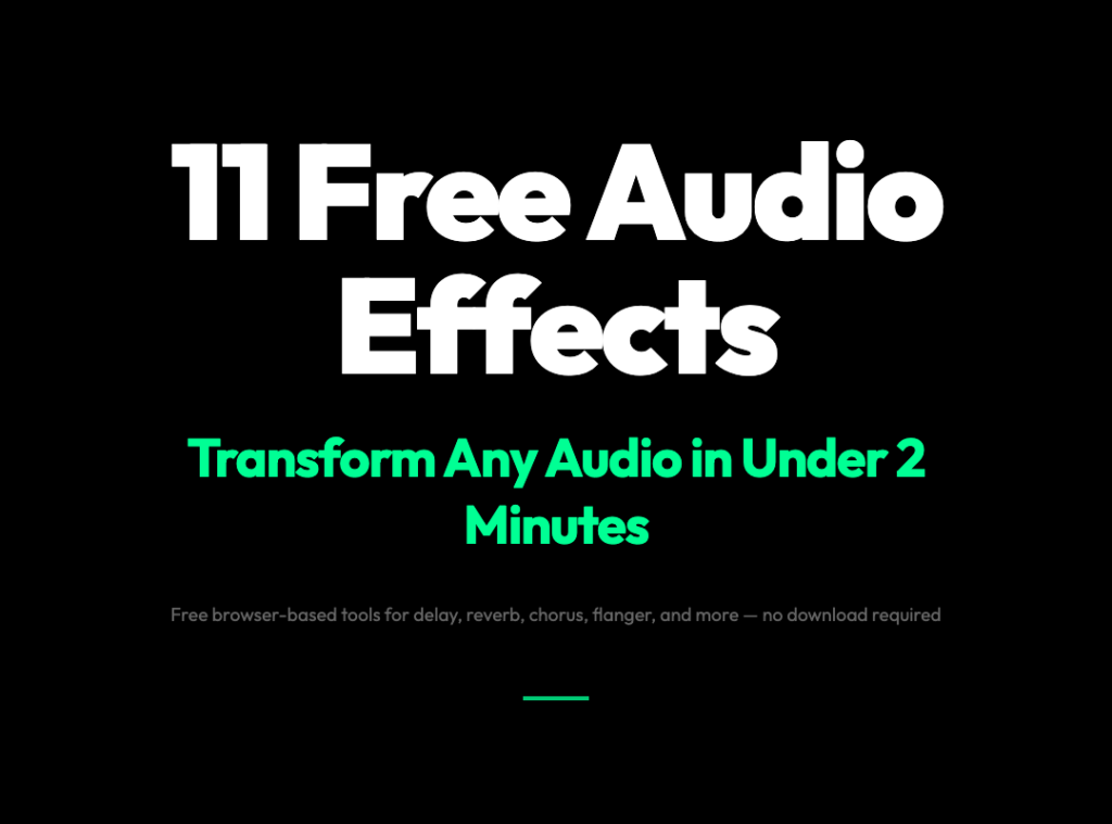 Your Audio Sounds Flat. Here’s How to Fix It in Seconds.
