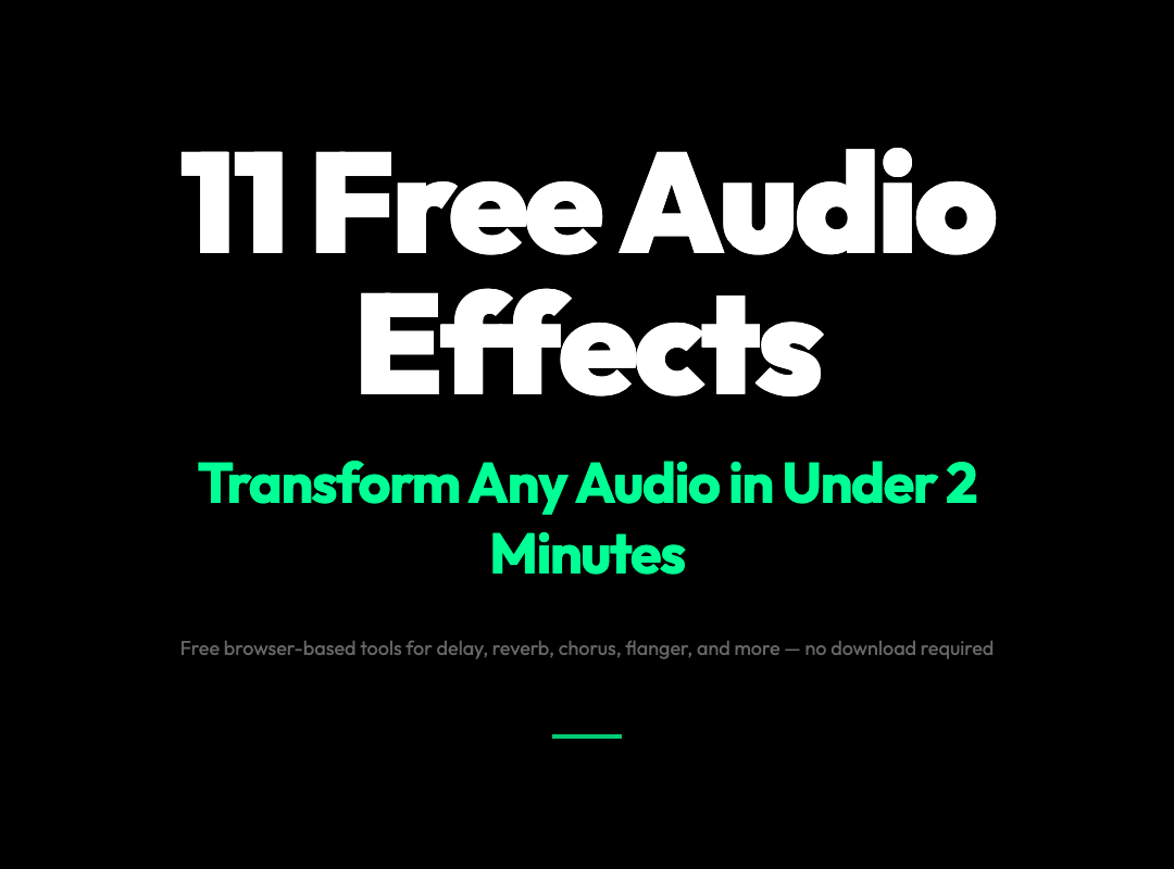 Your Audio Sounds Flat. Here’s How to Fix It in Seconds.