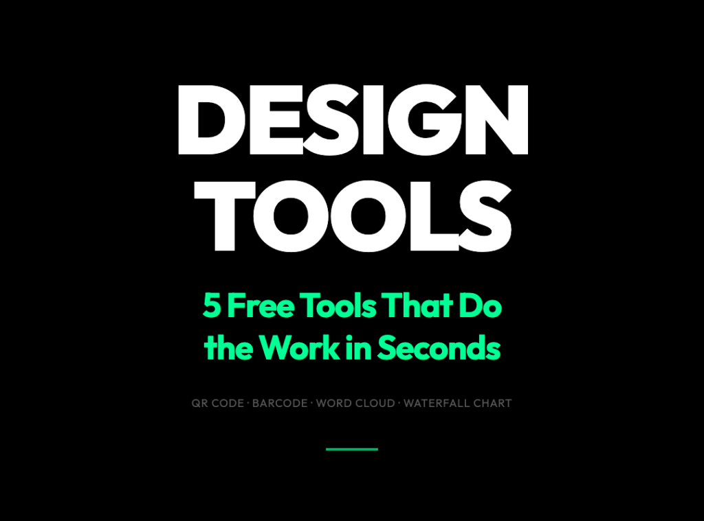 5 Free Designer & Generator Tools That Do the Work in Seconds