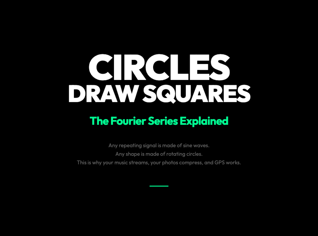 The Math Behind Every Song You’ve Ever Streamed Is Made of Circles