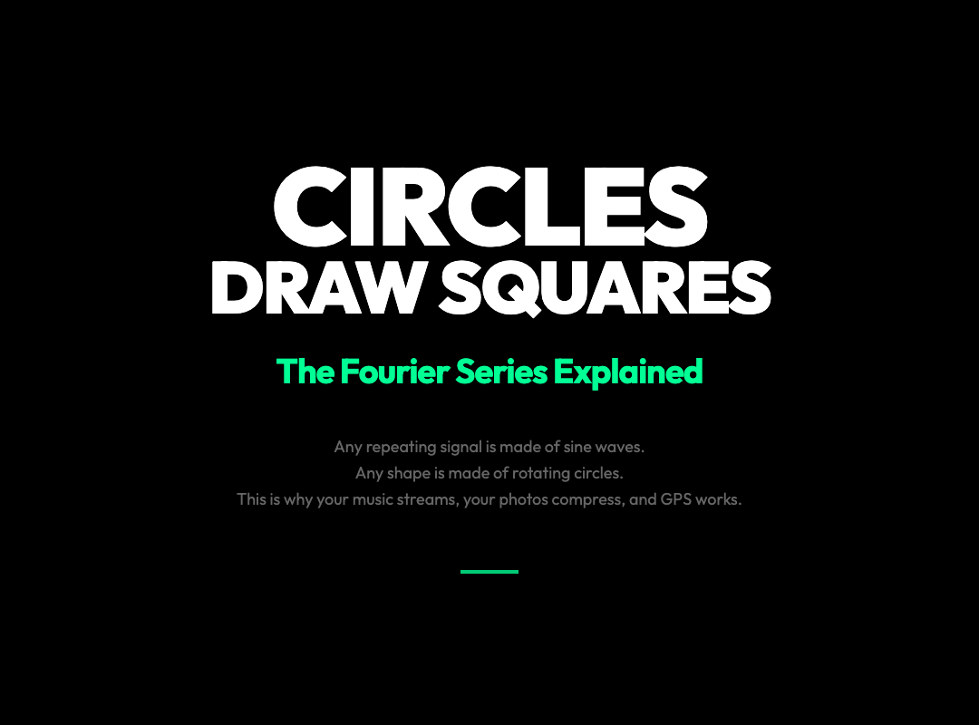 The Math Behind Every Song You’ve Ever Streamed Is Made of Circles
