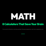 8 Free Math Calculators That Save Your Brain When Numbers Get Ugly