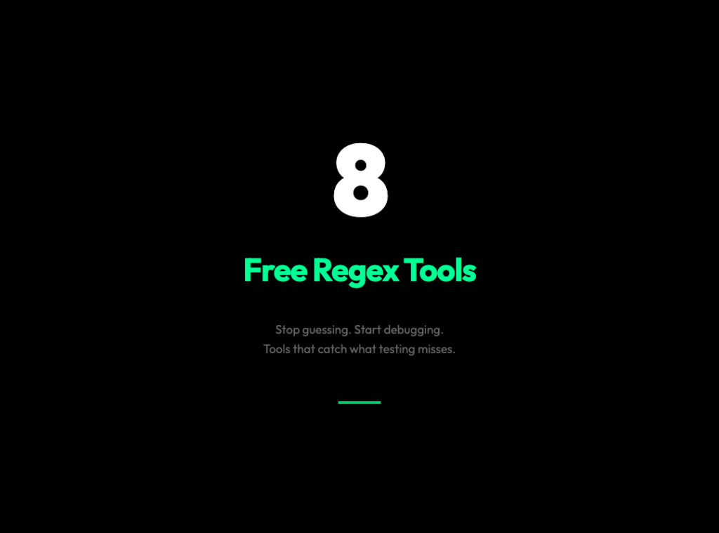 8 Free Regex Tools That Will Save You Hours of Debugging