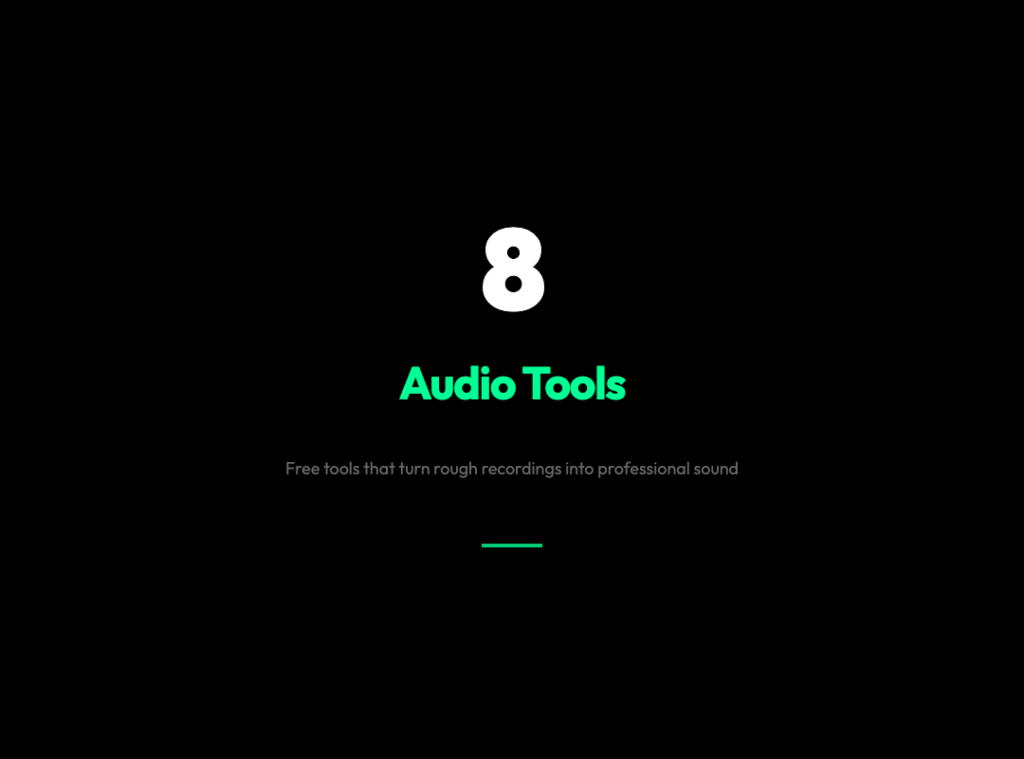 8 Free Audio Post-Production Tools That Turn Rough Recordings Into Professional Sound