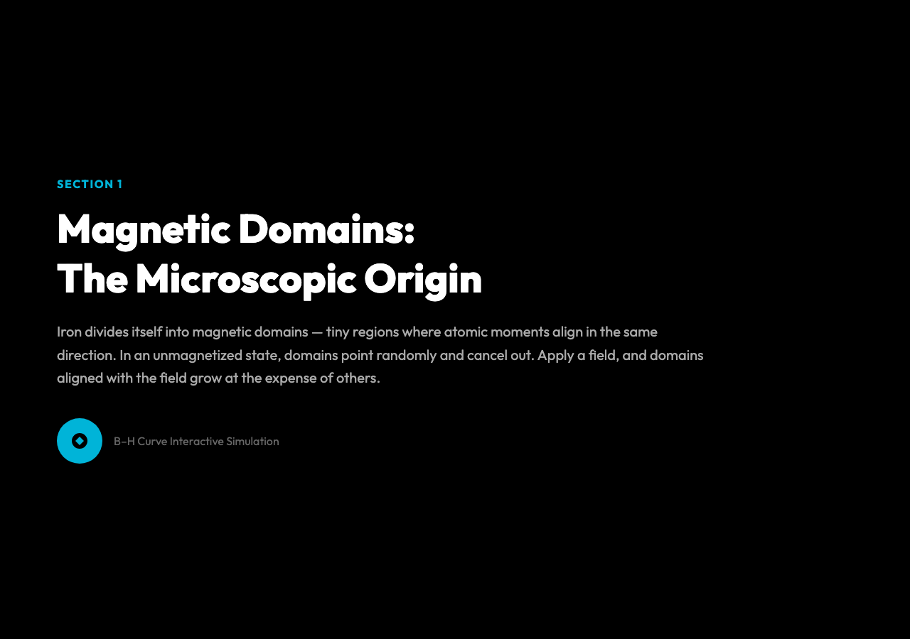 Magnetic Domains: The Microscopic Origin