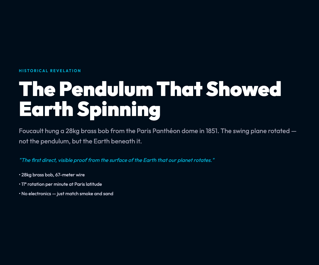 Foucault Pendulum