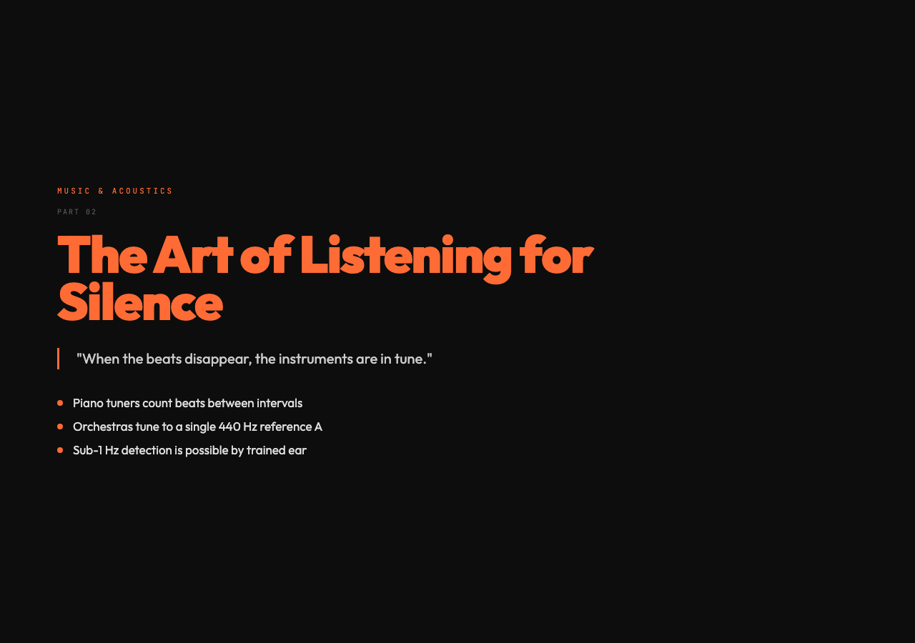 Tuning Art