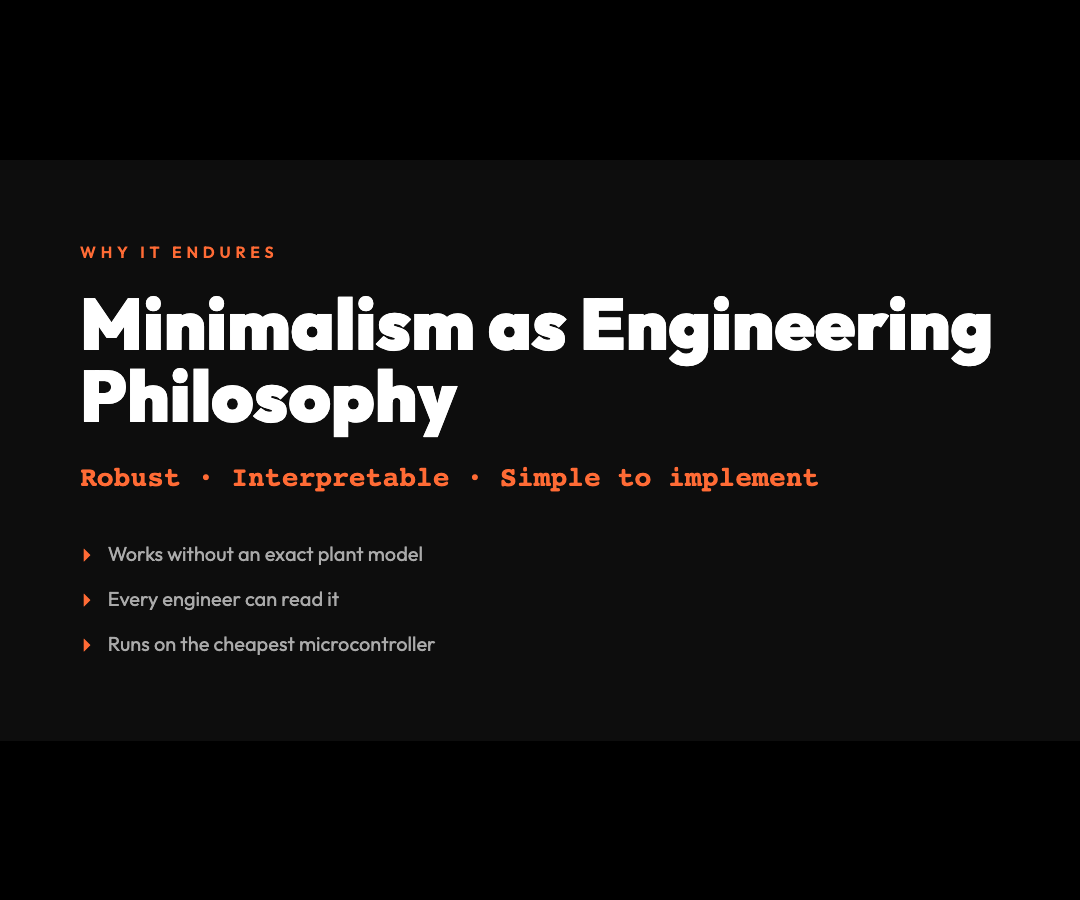 Minimalism as Engineering Philosophy
