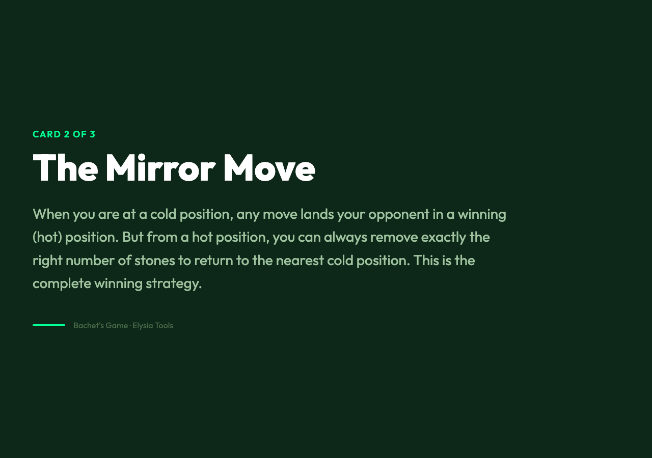 Card 2: The Mirror Move