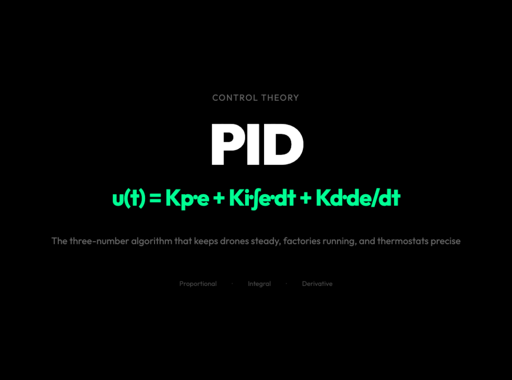 The Algorithm That Keeps the World Stable: Why PID Control Is the Quiet Engine of Modern Engineering