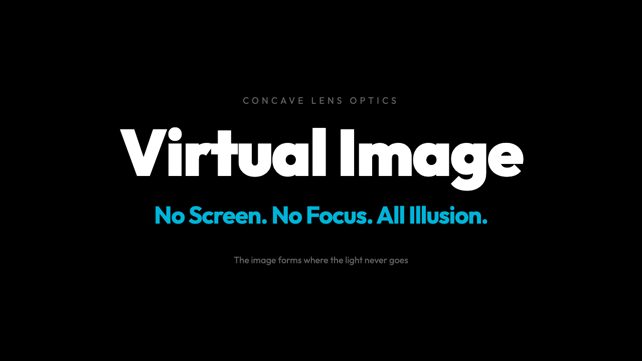 Why a Concave Lens Always Shows You What Isn’t Really There