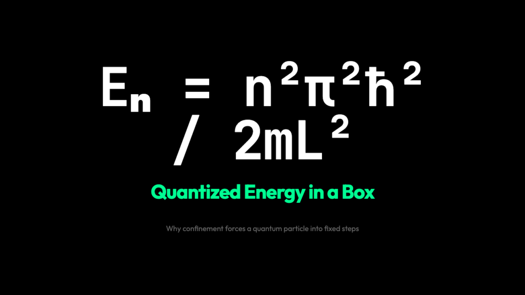 Why a Particle Trapped in a Box Can Only Spin in Fixed Steps: The Quantum Infinite Square Well
