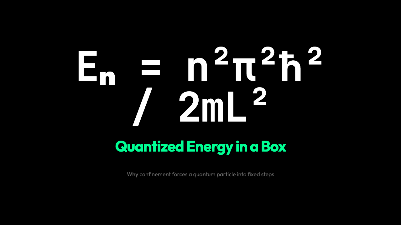 Why a Particle Trapped in a Box Can Only Spin in Fixed Steps: The Quantum Infinite Square Well