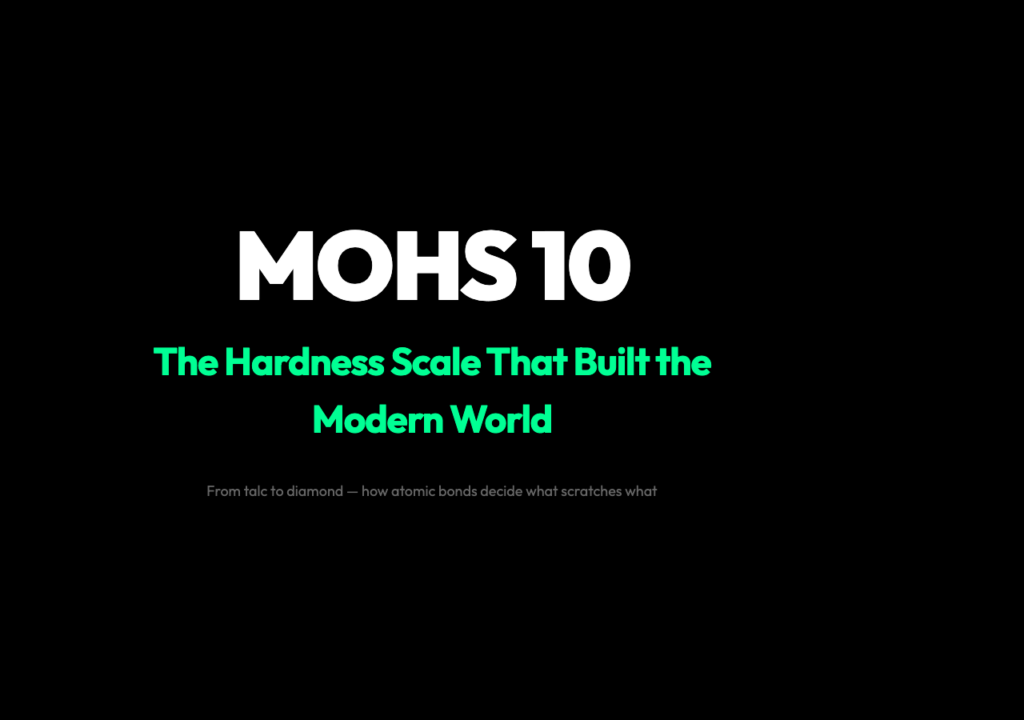 Mohs 10 - The Hardness Scale That Built the Modern World