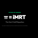 Osmotic Pressure Simulation — van't Hoff equation π = iMRT as poster focal point