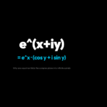e^(x+iy) = e^x · (cos y + i sin y) - complex exponential mapping