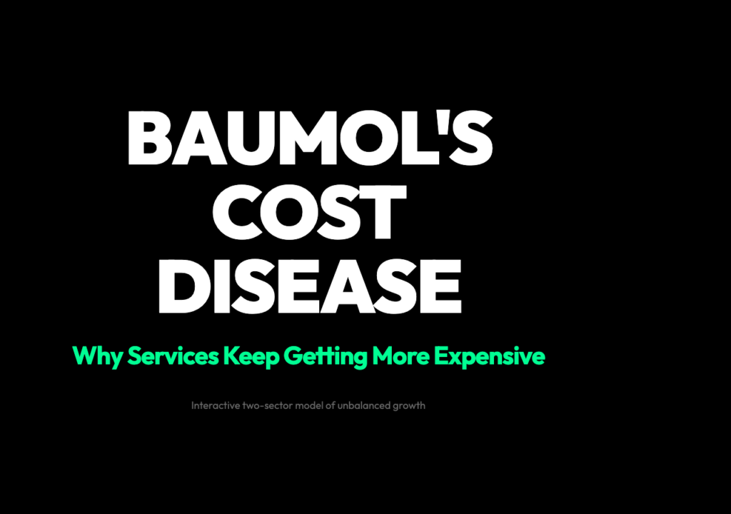 Baumol cost disease article visual