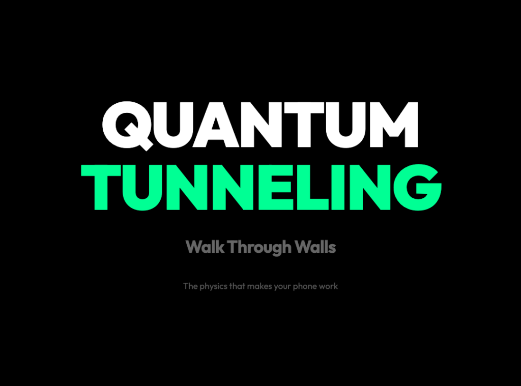 Why Atoms Walk Through Walls All the Time — and Why You Can’t