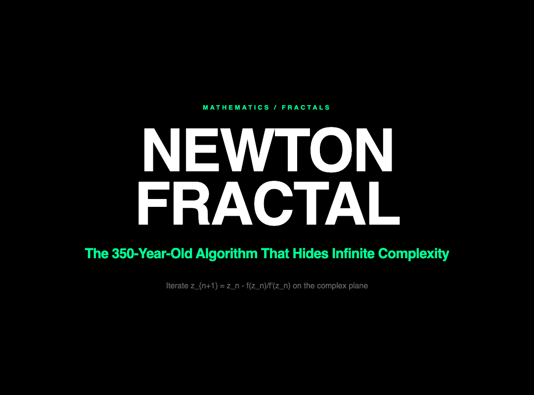 The Algorithm Newton Invented in 1669 Produces the Most Beautiful Fractals You’ve Never Heard Of