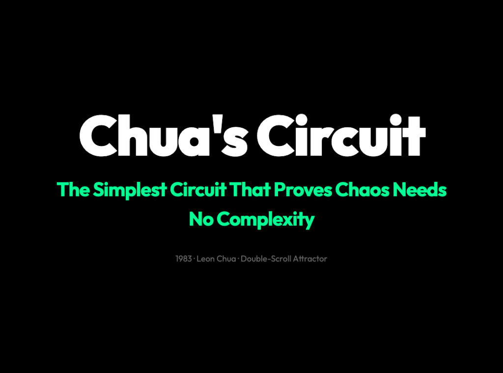 The Electronic Circuit That Proved Chaos Doesn’t Need Complexity