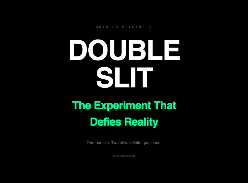 The Experiment That Proves You’re Not Watching Reality