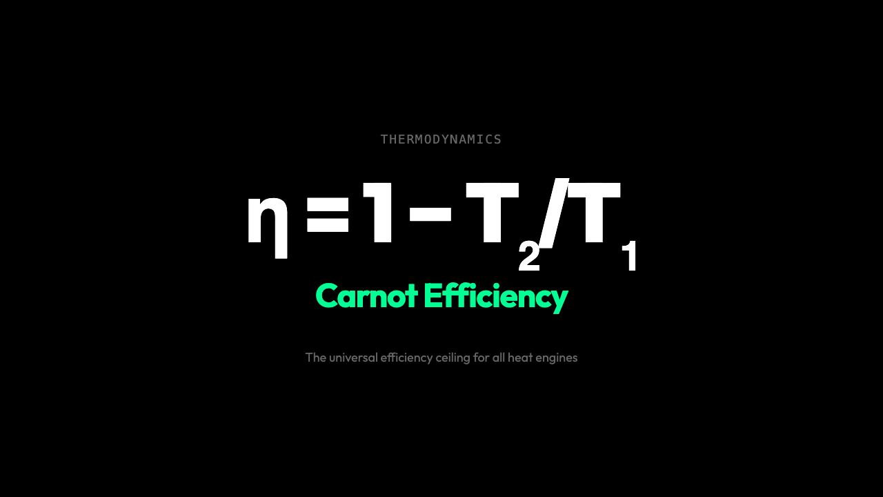Why the Carnot Cycle Is the Ceiling Every Heat Engine Hits