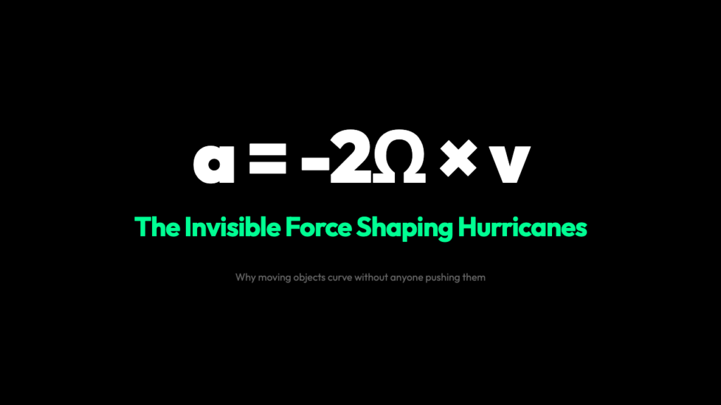 Why Moving Objects Curve Without Anyone Pushing Them: The Coriolis Force