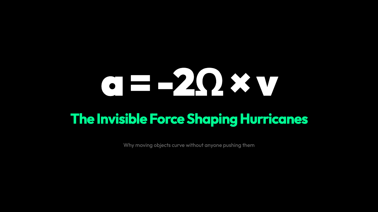 Why Moving Objects Curve Without Anyone Pushing Them: The Coriolis Force