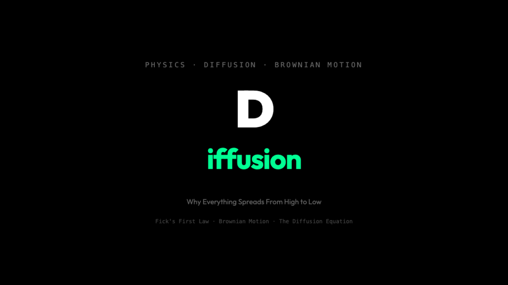 Why Smells Travel the Way They Do: The Mathematics of Diffusion