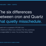 The Six Differences Between Cron and Quartz That Quietly Misschedule Your Job