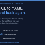HCL to YAML, and Back Again: The Three Inputs, the One Setting, and the Workflows That Earn Their Keep