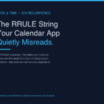 The RRULE String Your Calendar App Quietly Misreads