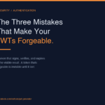 The Three Mistakes in Every JWT Generator That Make Your Tokens Forgeable