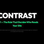 Why WCAG color contrast matters: 1.3 billion people live with visual impairment; the 4.5:1 ratio formula decides who can read your site