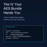 AES Encryption Tool field guide poster showing bundle structure