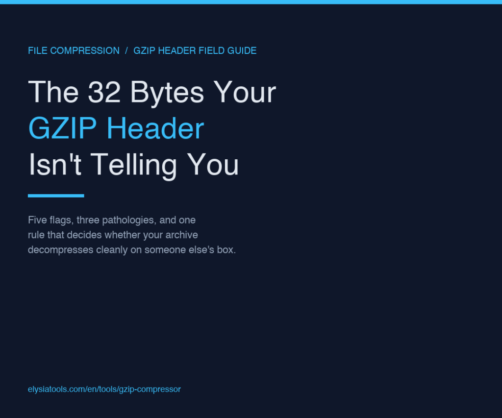 The 32 Bytes Your GZIP Header Isn’t Telling You
