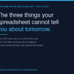 Time Zone Workflow Scheduler: The Three Things Your Spreadsheet Cannot Tell You About Tomorrow’s Meeting
