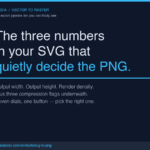 The Three Numbers in Your SVG That Quietly Decide What the PNG Looks Like