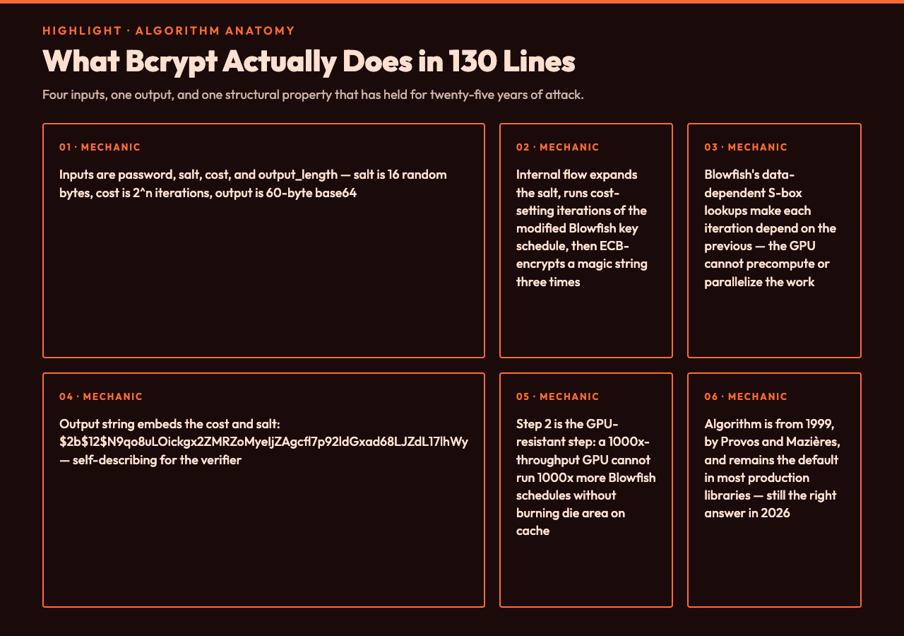 Bcrypt algorithm breakdown
