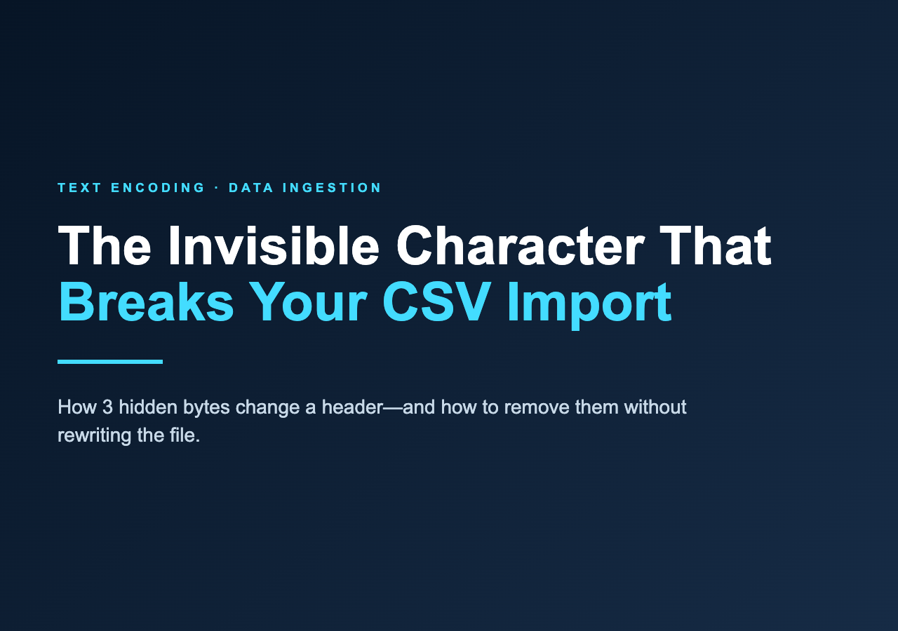 BOM Character Remover article cover