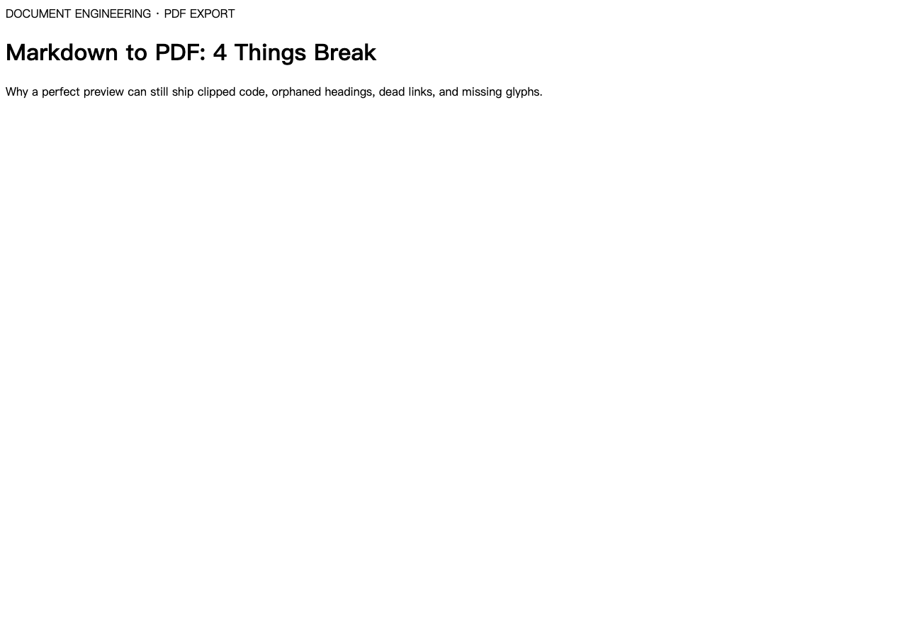 Markdown to PDF converter article cover