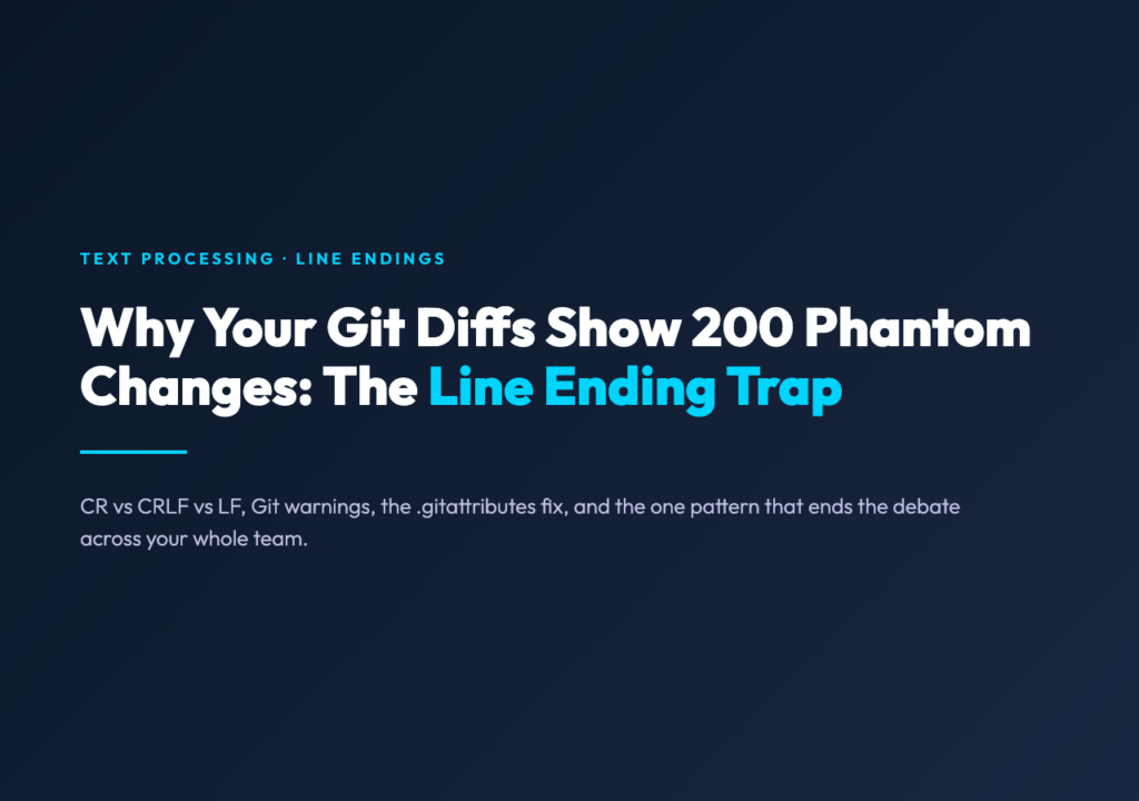 Line Ending Converter — Git diff phantom changes cover image