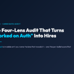 Resume Bullet Impact Meter article cover showing the four-lens audit concept