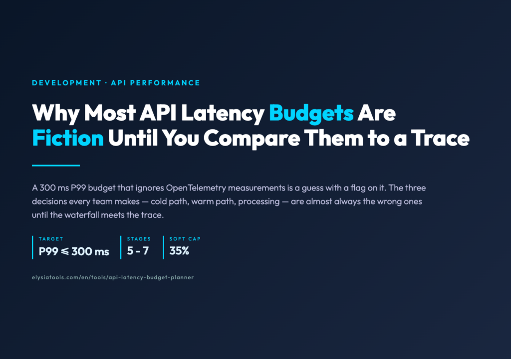 API Latency Budget Planner poster
