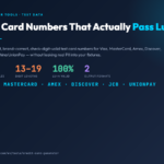 Credit Card Generator - Luhn-valid test card numbers for development