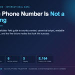 Global phone validator field guide poster