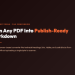 PDF to Markdown Converter — convert PDF documents to Markdown with structure preserved