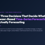 Time Series Forecast Three Decisions: Model, Season Length, Confidence Width